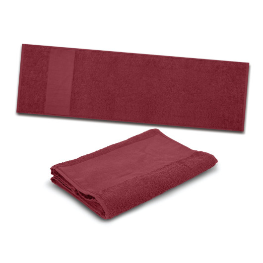 Energy Sports Towels Burgundy